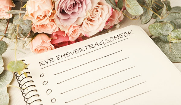 Der RVR-Ehevertragscheck